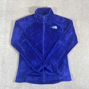 The North Face Girls Large Royal Blue Full Zip Fleece Jacket